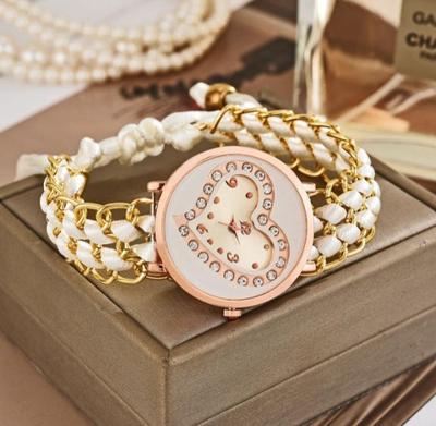 Women's Heart-Shaped Bracelet Watch