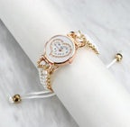 Women's Heart-Shaped Bracelet Watch