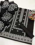 3 Pcs Women's Unstitched Embroidered Suit