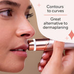 USB Rechargeable Flawless Facial Hair Remover for All Skin Types