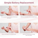 USB Rechargeable Flawless Facial Hair Remover for All Skin Types