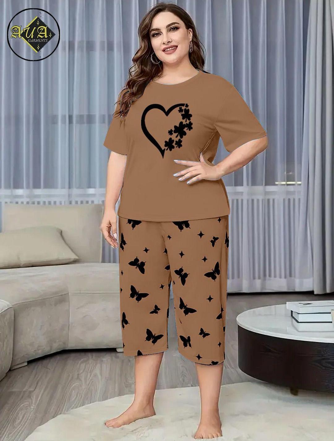 Soft & Comfortable 2-Piece Printed Nightwear for Women